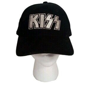 Nissin Black KISS Snapback Velvet Feel‎ Hat /Cap